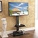 Price comparison product image FITUEYES Cantilever TV Stand with Swivel Bracket for 32 to 65 inch LED LCD TV,Black TT207001MB