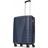Aristocrat Medium Polypropylene Airpro Spinner Check-in 66 Cm() 8 Wheels Trolley Bags for Travel Hard Case Luggage, Lightweig