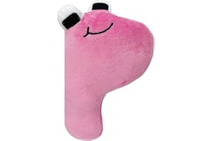 bdao gift Alphabet Lore Plush Toy,Alphabet Sweets,Soft Alphabet Lore Stuffed Dolls Educational Letter Toys,Stuffed Figure Doll for Kids and Adults,Toy for 1 2 3 year old Boys/Girls, (P)