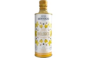 ‎BENVOLIO BENVOLIO - Rapsöl BIO Premium | 500ml | Reich an Omega 3 & Vitamin E | Ideal Rapsöl zum Braten & für Salate | Gesund & Vielseitig für die Ganze Familie | Kaltgepresst Bratöl | Rapeseed Oil, Canola Oil