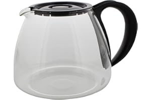 SCANPART Codiac 340121 Verseuse de Remplacement pour Rowenta Brunch et Café Milano CG 300/304/305/309 Verre Noir