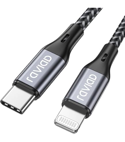 Cavo Angolato Da Lightning A USB-C Per IPhone Per Ricarica Rapida 20 W 12 M Nero 82891771 - Foto 9