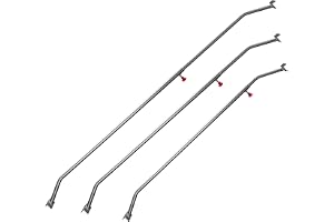 Wiltec 3x Kapellstag 108-150 cm för släpvagn, justerbara presenningsbyglar för presenning, stag för kapell