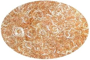 CURV BAR Bellaflor Lametta Engelshaar gelockt 50 Gramm Kupfer - Gold (Muskat)