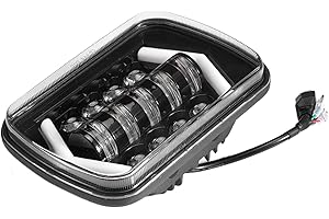 OUKENS Reflektor, 5x7 cali Reflektor LED Kwadratowe światło High/Low Beam Reflektor