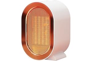 Heater Fan, FOME Small Portable Space Heaters High Power 1200W Fast Heating Ceramic Electric Heater,Two Speed Temperature, Quiet Tilt Protection Mini Desk Heaters for Indoor Office Desktop Home