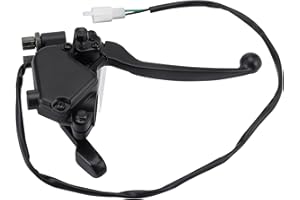 GOOFIT 7/8" accélérateur de Pouce avec Manchon en Caoutchouc Remplacement de l'ensemble de Levier de Frein Double pour 50cc 70cc 90cc 110cc 125cc Taotao Mini Moto Quad Pit Dirtbike ATV Quad Go Kart