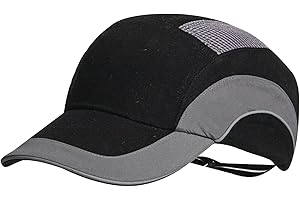 JSP ABR000-005-000 Harte Kappe A1+ 7 cm langem Schirm, schwarz/grau