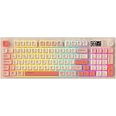 Everest KB-85 SILENT PRO Kablosuz Bej/Pembe/Turuncu SESSİZ RGB Wireless 2.4Ghz + BT Q Membrane Oyuncu Klavyesi