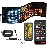 Led Panel Adhering to Glass Phone Controlled Led Screen Panel 16 * 64 number of LEDs