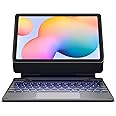 Dexnor Keyboard Case for Samsung Galaxy Tab S6 Lite 10.4 Inch Case with Keyboard Magnetic Floating Cantilever Stand Multi-Touch Trackpad Wireless Backlit S Pen Holder for Tab S6 Lite 2024/2022/2020
