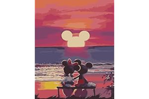 JanFebMar Peinture Numero Adulte, Acryliques Peinture par Numéros pour Adultes Débutants Enfants Peinture a Numero Adulte Peinture avec 4 Pinceaux Sans cadre 40×50 cm