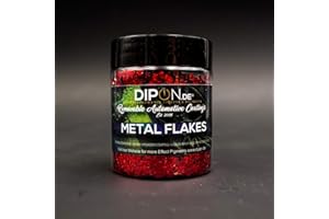 DIPON Pigmento de efecto 3D brillante rojo corazón Flake Glitter poliéster EFfekt Pigmento de color para resina epoxi, pintura de coche, acuarela, jabón, arte geoda.