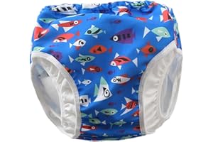 CPIDAH Reusable Swim Nappies Pants for Babies and Toddlers Boys and Girls Jammers Toddler Leak Proof Swim Nappy Shorts Comfortable Swimming Trunks Washable Pants