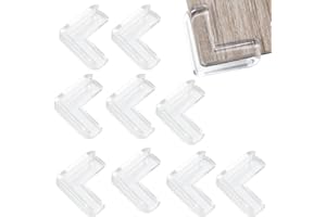 HONONWII Safety Corner Protectors Guards, 9Pcs Baby Proofing Safety Corner Clear Furniture Table Corner Protection, Child Soft Table Corner Protectors for Kids
