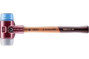 Halder 3013050 "Simplex Soft-Face TPE-Mid/TPE-Soft" Mallet, Multi-Colour, 50 mm