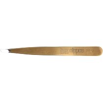 Nippes Solingen Pinzette Mit Abgewinkelter Spitze – Edelstahl, 9,5 Cm, Mattsilber, Made In Germany