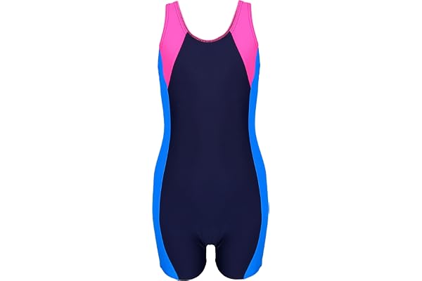 Aquarti Maillot de Bain Fille – Maillot de Bain Une Pièce pour Fille avec Short et Dos Nageur