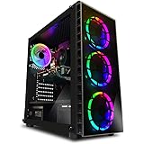 ADMI Gaming PC: AMD Ryzen 2600 3.6Ghz Six Core, Nvidia GeForce GTX 1050Ti 4GB, 8GB 2400MHz, 1TB HDD, RGB Tempered Glass…