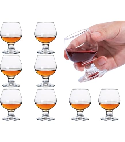 Topkapi Lot De 6 Verres à Cognac 535 Ml – Élégants, Robuste, Lave-Vaisselle OK – Idéal Cognac, Brandy, Whisky