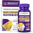 Siddhayu Turmeric Advance Nano Curcumin with Bioperine (From the house of Baidyanath) | Natural Antioxidant | Anti-Inflammatory | Pain Relief and Joint Support | 30 Tablets X 1