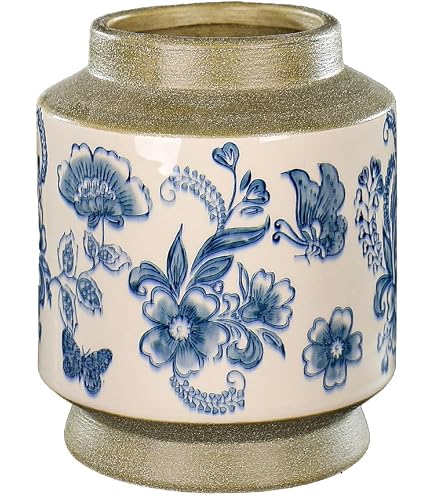 Ivyline Leon Zement-Pflanzgefäß D20,5 Cm – Wasserdichter Übertopf, Hochwertig Glasiert, Für Drinnen & Draußen
