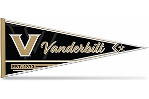 Rico Industries NCAA Vanderbilt Commodores Classic 12" x 30" Soft Felt Pennant - EZ to Hang - Home Décor (Game Room, Man Cave, Bed Room)
