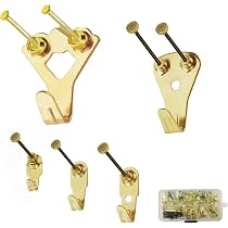 Bilderrahmen-Aufhänger-Set – 130 Teile, Verschiedene Haken & Nägel Inklusive