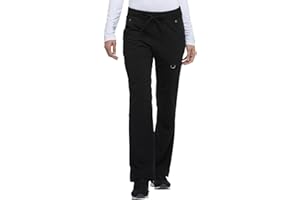 Dickies Women's Mid Rise Rib Knit Waistband Pant Medical Scrubs