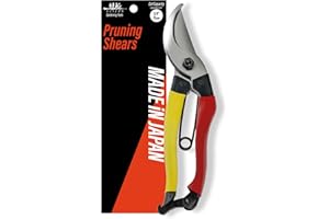 SUIZAN Sécateur Bypass 200 mm – Sécateur professionnel japonais – Outil de jardinage