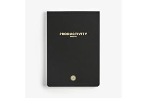 Intelligent Change Hojas de productividad A5 Tareas – Planificador diario sin fecha para el establecimiento de objetivos y la gestión del tiempo – Bloc de notas negro