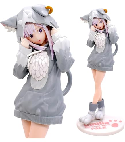 Newhope Re:Zero Rem Figur: Badeanzug-Modell Aus PVC, Ca. 14-22 Cm – Sammelbare Anime-Statue Für Vitrine Oder Schreibtisch