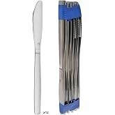 Pradel Essentiel Baltics Table Knives, Stainless Steel, 20.5 cm, Set of 12 | Table Knives Set of 12 - 206mm - 18/0 Stainless