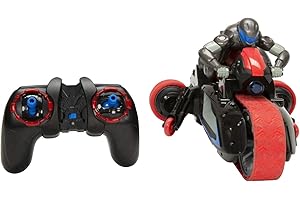 AULDEY TerraTrax Moto Telecomandata 2.4GHz - Giocattolo Con 360° Rotazione e Alla Deriva, 8km/h Ad Alta Velocità, Batteria Ricaricabile, 40m Distanza Di Gioco