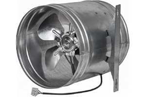 EUROPLAST Ø 315mm / 12 inch Metal Inline Duct Fan - Industrial Ducting Extractor - Axial Ventilator - Galvanized Steel