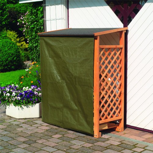 Promadino Kaminholzregal „Speyer“ mit Wetterschutz - 2