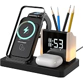 Portronics HexaCharge 6in1 15W Fast Magnetic Wireless Charging for iPhone 15/15 Plus/15 Pro/15 Pro Max,14/14 Plus/14 Pro/14 P
