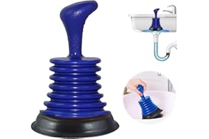 JOYVOX 1 Pcs Sink Plunger, Toilet Plungers for Unblocking, Mini Sink Plunger Unblocker - Ergonomic Grip, Unclogs Drains with Ease, for Kitchens Bathrooms Baths Waste Pipes