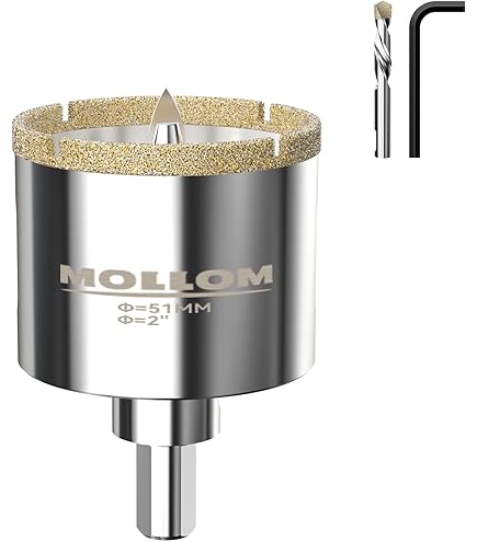 Meccion Diamant gatzaag, tegelboor met centreerboor, gesoldeerde