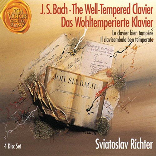 Book's Cover of Bach  Le clavier bien tempéré Coffret 4 CD