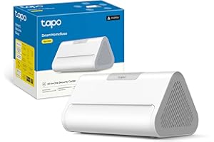 Tapo H500 Smart IoT Hub with Chime, Face Recognition, 16GB Local Storage, No Monthly Fee, 3D Dashboard, Enhanced Al Detection with Live View, Supports Matter, Smart Alarm and Doorbell,Up to 64 Devices