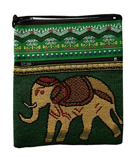 Preisvergleich Produktbild Brustbeutel aus Baumwolle Thai Muster mit Elefant