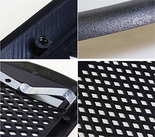 XinGe Auto Make-up Vanity Spiegel Auto Kosmetikspiegel Sonnenschutz Spiegel schwarz Auto Zubehör 11cm / 4.3“x7cm / 2.7“ 1 Stück Schwarz - 5