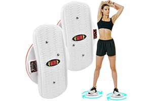 ‎PILISTAR 2 pcs Twist Taille Disc mit Zähler,Separate Fitness Twist Taille Disc Torsion Disc, Taille Twister,Indoor Abnehmen Sportgeräte Fitnessgeräte für Fußsohlen Massage Taille Twister Plate