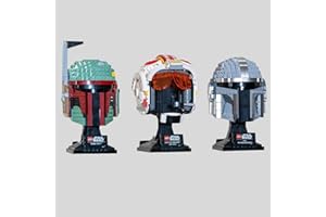 Capricorn Goods - Présentoir pour casque Lego série | Support mural pour Lego Dark Vador – Captain Rex – Casque mandalorien – Série Gauntlet | Compatible avec toutes les séries de casques