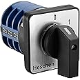 Heschen Universal Rotary Cam Selector Changeover Switch, SZW26-32/0-3.3, 660V 32A, 4 Position, 3 Phase, 12 Terminals, CE