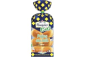 Pasquier Pain au lait bio x8 280g -