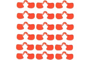 ANCLLO Confezione da 100 occhiali da pollo, per fagiano, pollame, occhiali anti-picchiettamento per polli