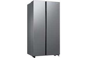 Samsung RS62DG5003S9EF Side-by-Side-Kühlschrank mit Gefrierfach, 178 cm, 628 l, SmartThings AI Energy Mode, Twist Ice Maker, SpaceMax, No Frost+, Edelstahl Look