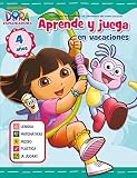  Aprende y juega en vacaciones (Dora la exploradora. Cuadernos de vacaciones 4 años)